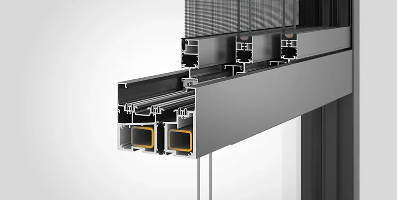 Распашное окно с терморазрывом IJ-1