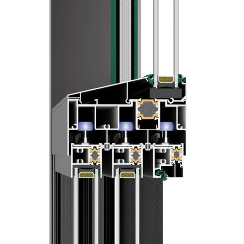 Распашное окно с терморазрывом KG