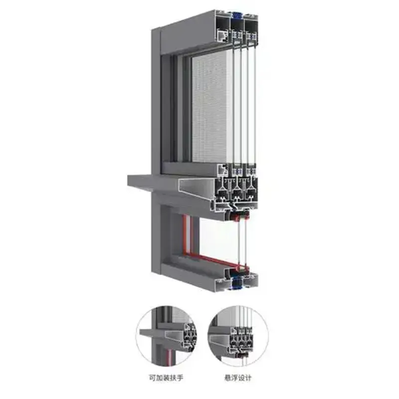 Распашное окно с терморазрывом FC